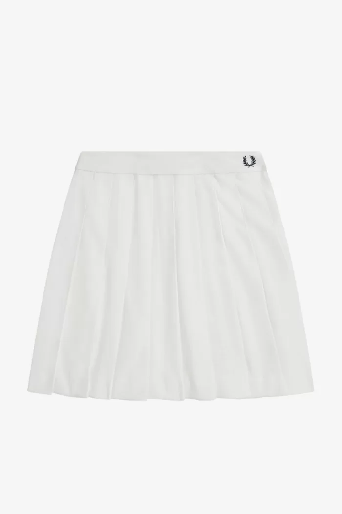 Fred Perry Pleated Tennis Women’s Skirts Snow White | OKNET1760