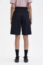 Fred Perry Pleated Women’s Shorts Black | FYVAN7248