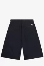 Fred Perry Pleated Women’s Shorts Black | FYVAN7248