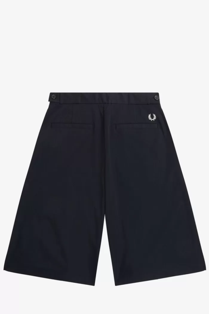 Fred Perry Pleated Women’s Shorts Black | FYVAN7248