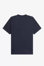 Fred Perry Printed Men’s T-Shirt Navy Blue | DSXTK2693