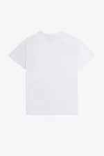 Fred Perry Printed Slim-Fit Men’s T-Shirt White | KSQRT4107