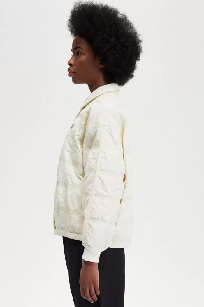 Fred Perry Quilted Women’s Jackets Beige | GTCUI4653