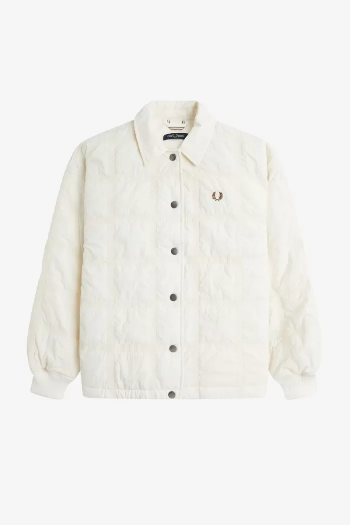 Fred Perry Quilted Women’s Jackets Beige | GTCUI4653