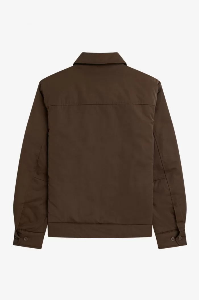 Fred Perry Quilted Zip Through Men’s Jackets Burnt Tobacco | VXFWZ0147