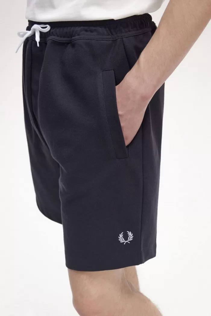 Fred Perry Reverse Tricot Men’s Shorts Navy | DHSUR0648