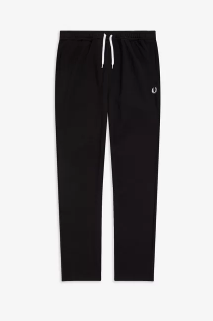 Fred Perry Reverse Tricot Track Men’s Pants Black | EIKFL1354