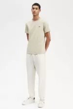 Fred Perry Ringer Men’s T-Shirt Light Mint | WIOCS1530