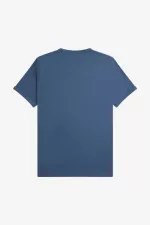 Fred Perry Ringer Men’s T-Shirt Midnight Blue | DRSGZ4152