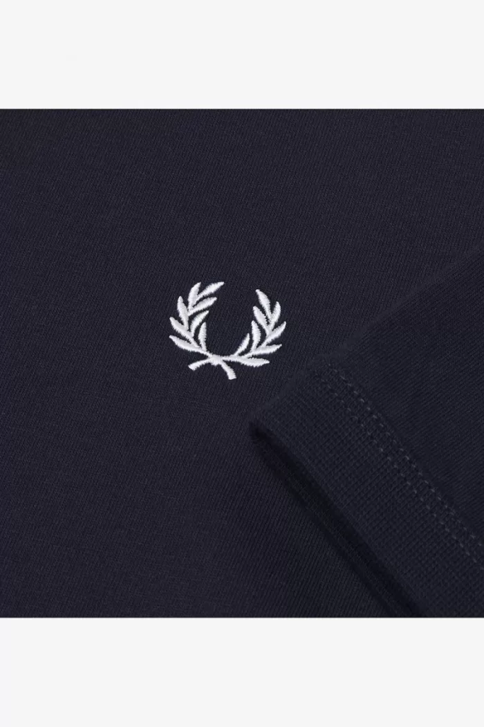 Fred Perry Ringer Men’s T-Shirt Navy | WBNCK6905