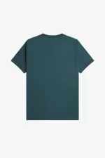 Fred Perry Ringer Men’s T-Shirt Petrol Blue | NBUSE8645