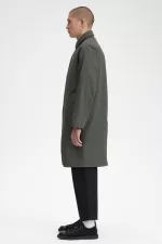 Fred Perry Shell Mac Men’s Parka Field Green | HQORB8543