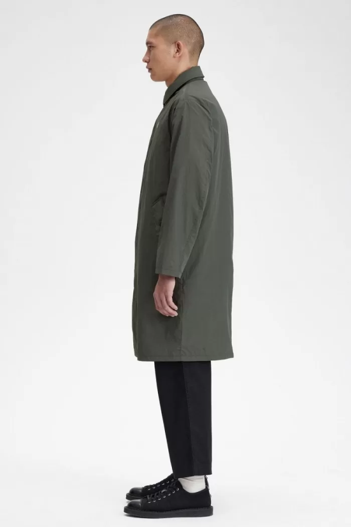 Fred Perry Shell Mac Men’s Parka Field Green | HQORB8543