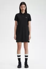 Fred Perry Shirt Women’s Dress Black | JABKN5102