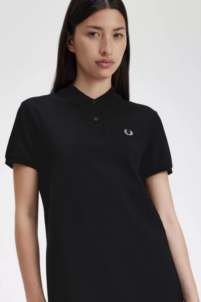 Fred Perry Shirt Women’s Dress Black | JABKN5102