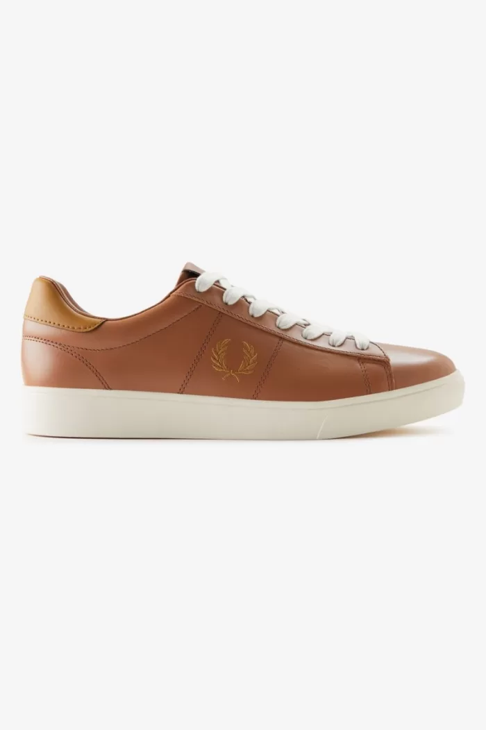 Fred Perry Spencer Men’s Tennis Shoes Dark Tan Dark Coffee | HMDLV7023