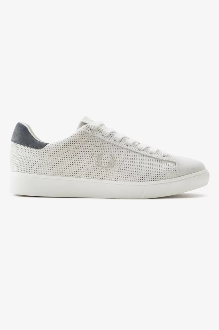 Fred Perry Spencer Men’s Tennis Shoes Snow White Oatmeal | NWQBD0317