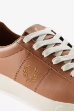 Fred Perry Spencer Women’s Tennis Shoes Dark Tan Dark Coffee | ARJOQ8372