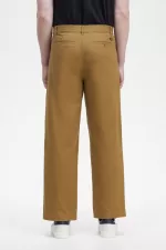 Fred Perry Straight Leg Men’s Pants Brown | ROYJL1897