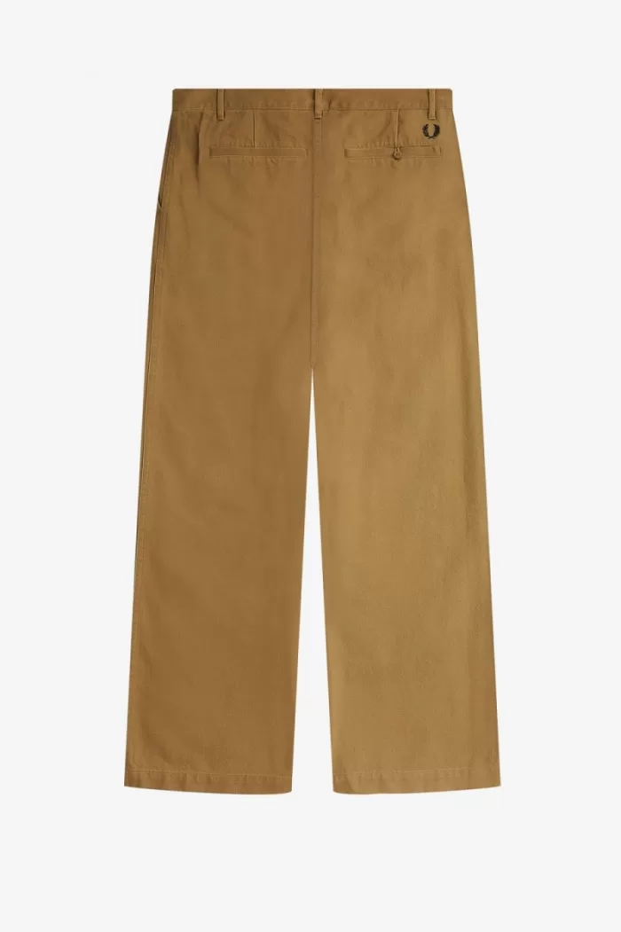 Fred Perry Straight Leg Men’s Pants Brown | ROYJL1897