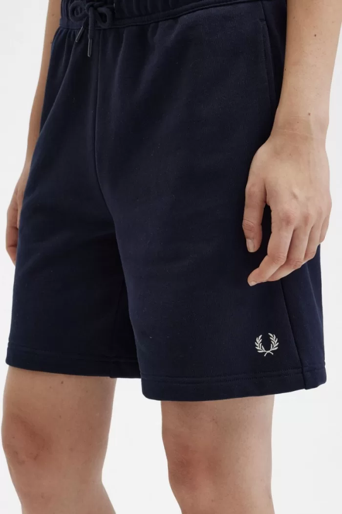 Fred Perry Sweat Women’s Shorts Navy | ZLXBO8175