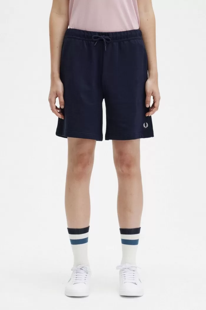 Fred Perry Sweat Women’s Shorts Navy | ZLXBO8175