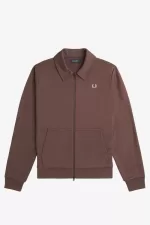 Fred Perry Tape Detail Collared Men’s Track Jackets Dark Red | URYKF9037