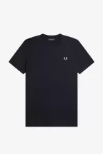 Fred Perry Tape Detail Men’s T-Shirt Navy | WSURE6854