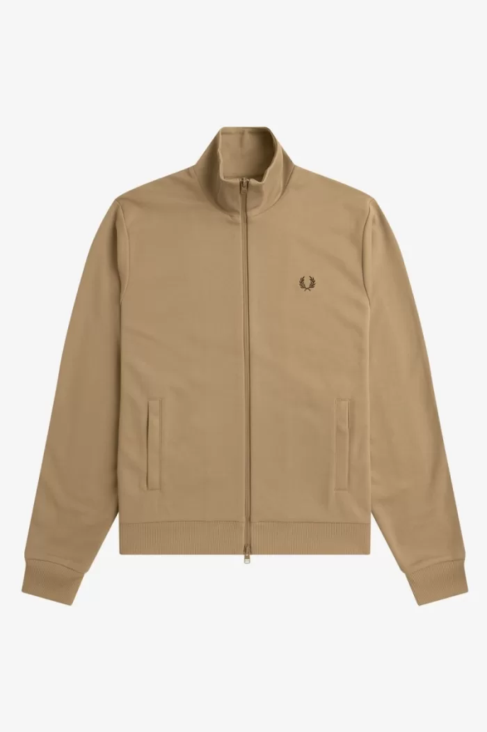 Fred Perry Tape Detail Men’s Track Jackets Green | MUWBR4760