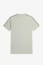 Fred Perry Taped Ringer Men’s T-Shirt Grey | NJXSO3789