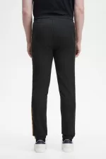 Fred Perry Taped Track Men’s Pants Black Brown | OCHXE4701