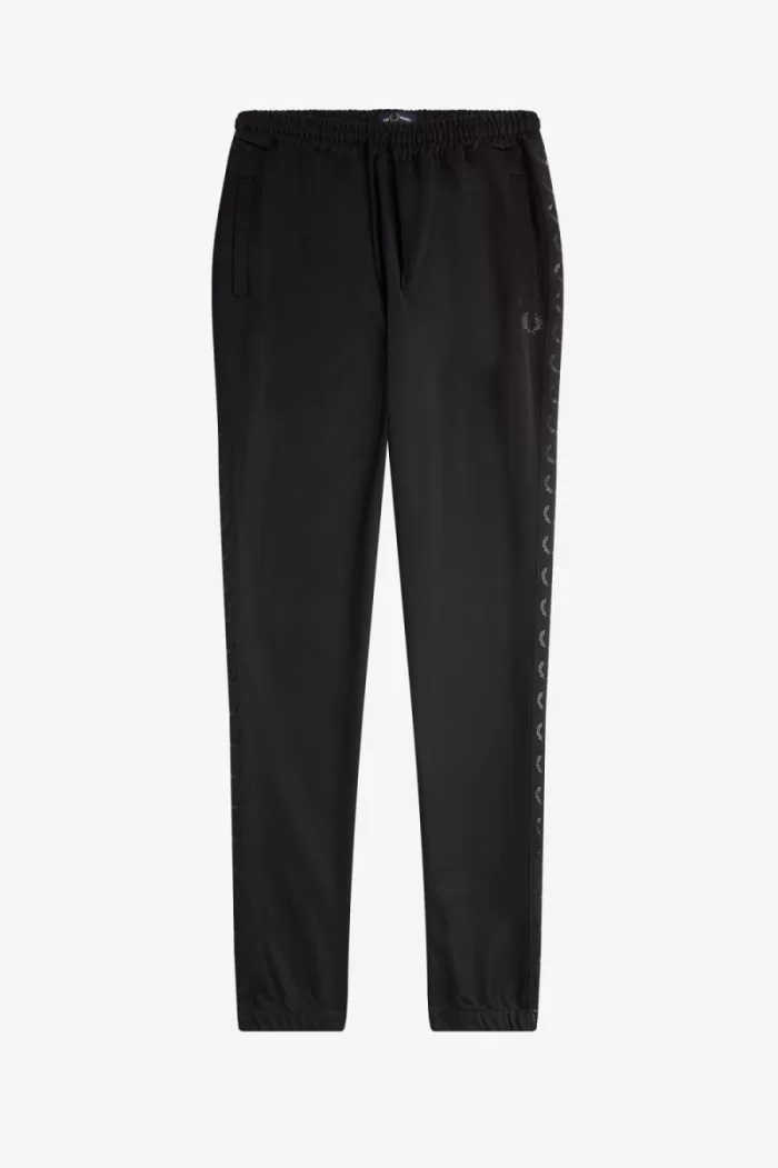 Fred Perry Taped Track Men’s Pants Black | ENUWY2163