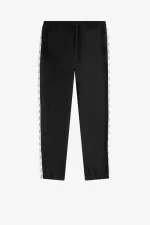 Fred Perry Taped Track Men’s Pants Black | JWDCQ3790