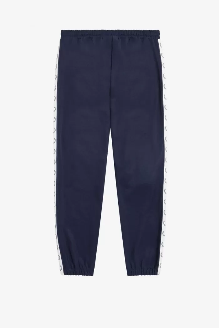 Fred Perry Taped Track Men’s Pants Carbon Blue | CJBNS5036