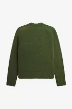 Fred Perry Textured Knitted Men’s Jumper Chive Green | PYCZQ7492