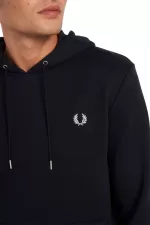 Fred Perry Tipped Hooded Men’s Sweatshirts Navy | YOSRQ3201