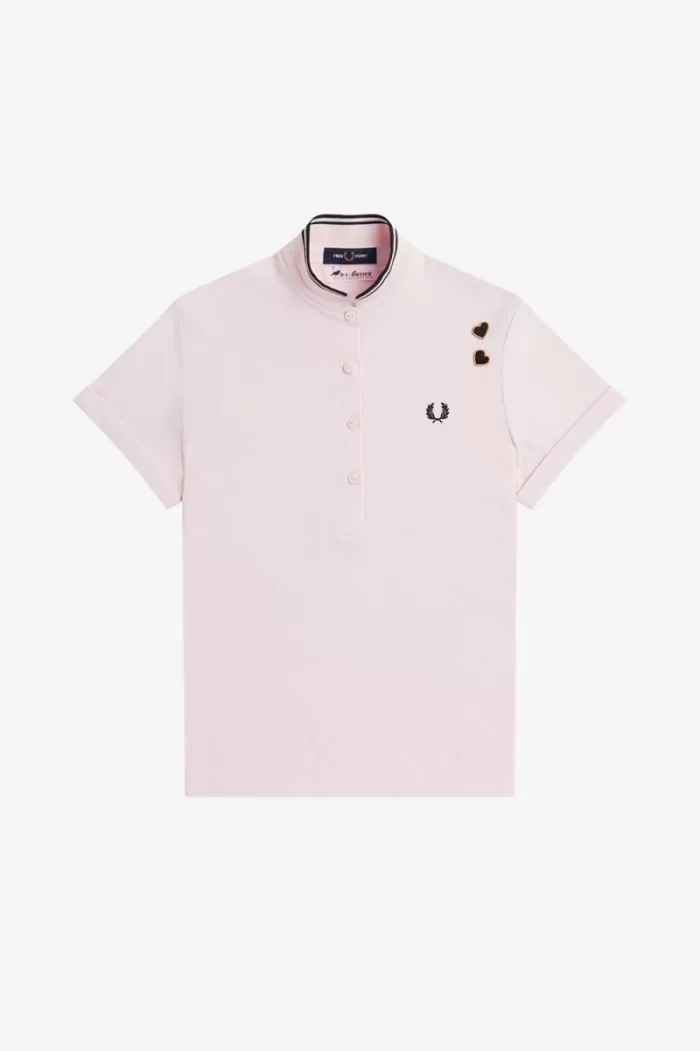 Fred Perry Tipped Piqué Women’s Polo Shirt Milky Pink | SPOIU3902