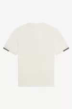 Fred Perry Tipped Sleeve Men’s T-Shirt Beige | IOTWD3475