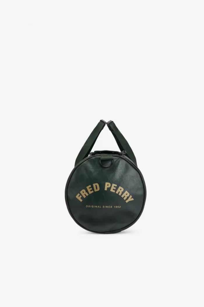 Fred Perry Tonal Barrel Men’s Bags Dark Green | TKRPM3812