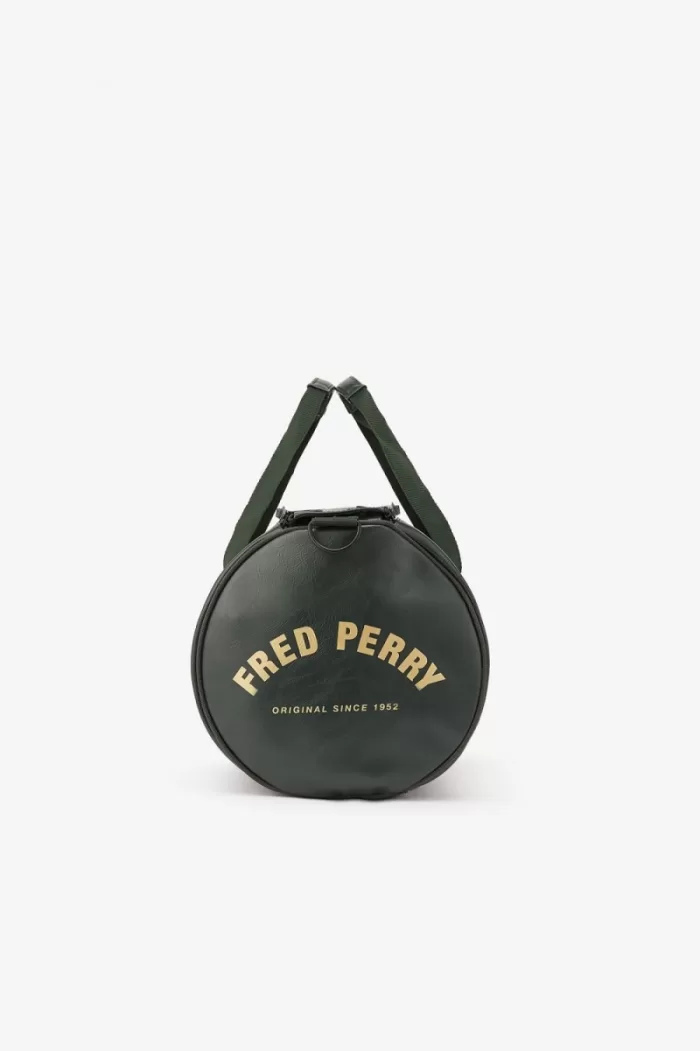 Fred Perry Tonal Barrel Men’s Bags Dark Green | TKRPM3812