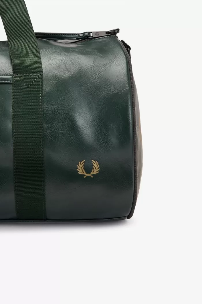 Fred Perry Tonal Barrel Men’s Bags Dark Green | TKRPM3812