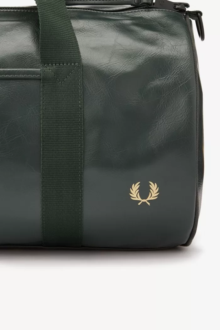 Fred Perry Tonal Barrel Men’s Bags Dark Green | TKRPM3812