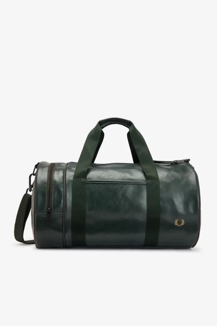 Fred Perry Tonal Barrel Men’s Bags Dark Green | TKRPM3812