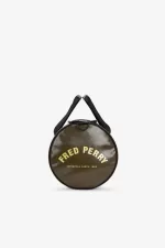 Fred Perry Tonal Barrel Men’s Bags Uniform Green Gold | ICVSR5946