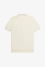 Fred Perry Tonal Panel Knitted Men’s Shirt Beige | HNZDQ3715