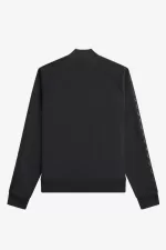 Fred Perry Tonal Tape Men’s Track Jackets Black | HOZMV6329