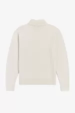 Fred Perry Turtleneck Men’s Jumper Beige | TQGRI1704