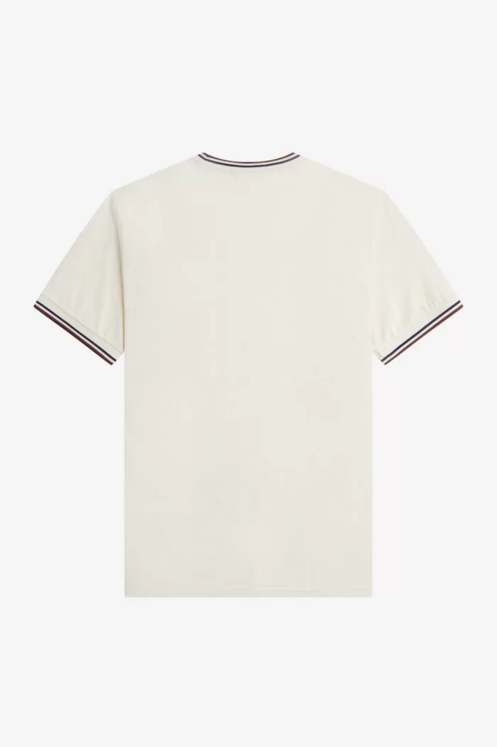 Fred Perry Twin Tipped Men’s T-Shirt Beige Whisky Brown | QAHPC0276