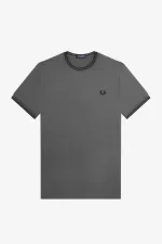 Fred Perry Twin Tipped Men’s T-Shirt Field Green | CDVNM1726