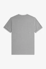 Fred Perry Twin Tipped Men’s T-Shirt Grey | IDGJK2650